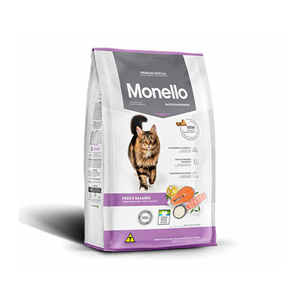 غذا خشک گربه، مونلو گربه عقیم شده