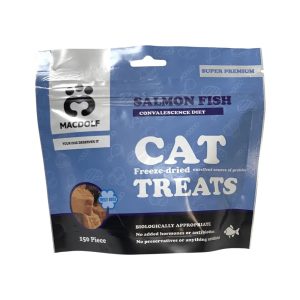 تشویقی گربه مکدلف با طعم ماهی سالمون