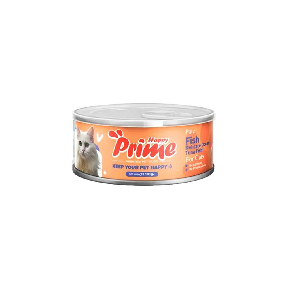 کنسرو پته ماهی برای گربه، هپی پرایم