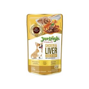 پوچ سگ جرهای با طعم مرغ و جگر