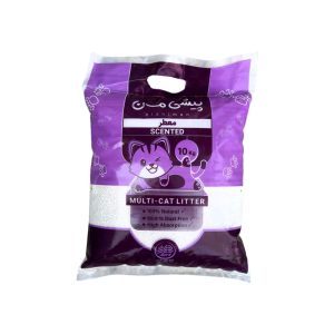 خاک گربه پیشی من بنفش