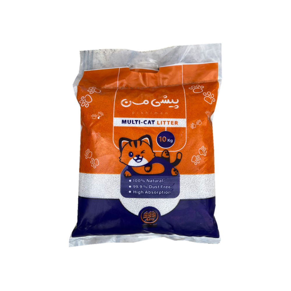 خاک گربه پیشی من نارنجی